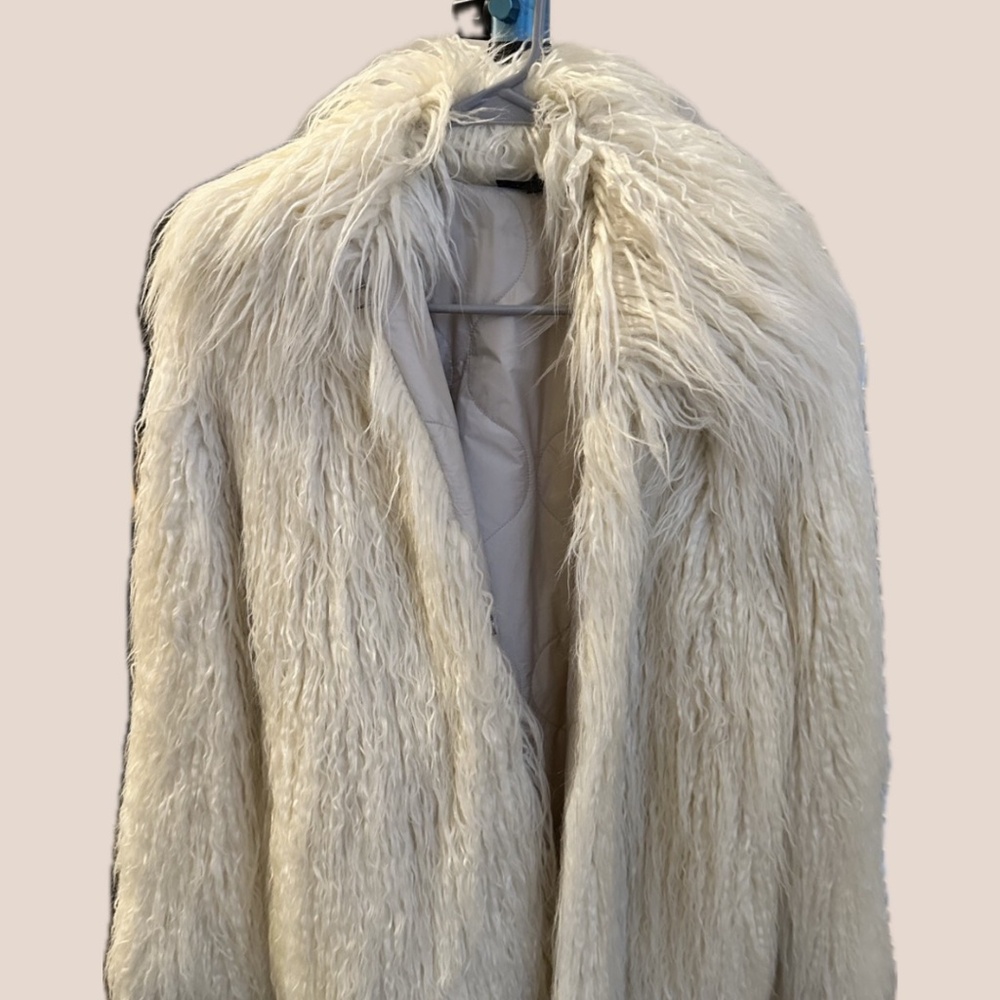 Rag & Bone Adelyn Mongolian Faux Fur Reversible Coat